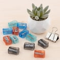 thumbnail image 7 of BAZIC Pencil Sharpener Transparent Square Single Hole Blade, Total 12 Count, 7 of 7
