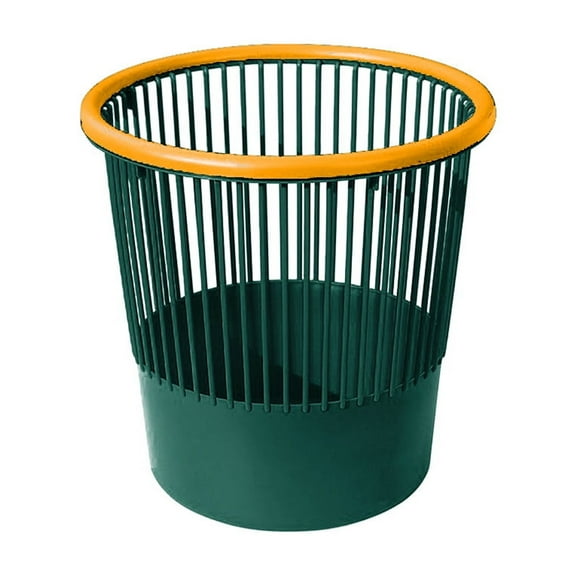 Qholemyo Large Round Coverless Household Plastic Waste Basket Ring Trash Can Kitchen Trash Can Bathroom Trash Can Office Indoor Trash Can