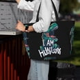 thumbnail image 7 of Daiia Hungry Tyrannosaurus Beach Travel Bag - Water-Resistant Beach Bag, Lightweight Tote with 7 Pockets for Women and Men - Gym,Pool,Camping,Reusable Grocery Bag, 7 of 7