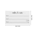 thumbnail image 2 of HLONK 100pcs Ballot Raffle Tickets Multi-use Blank Card Sheets Small Voting Sheets Party Raffle Cards, 2 of 7