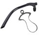 thumbnail image 1 of Tubo de respiración frontal de natación de silicona, tubo de buceo profesional para adultos, tubo de buceo (negro), 1 of 10