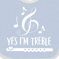 thumbnail image 4 of Inktastic Funny Flute Music Quote Boys or Girls Baby Bib, 4 of 4