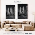 thumbnail image 4 of Elephant Stock Gooderham Flatiron Building Ii Wall Art - Vertical Canvas Wall Art - Living Room Wall Decor - Architecture Canvas - Gray And Black Decor By Brian Carson - 32" x 48", 4 of 8