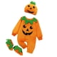 thumbnail image 1 of Conjunto de disfraz de calabaza para bebé, traje de Halloween para bebé con gorro y patuquitos, suave y cómodo, 1 of 9