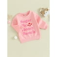 thumbnail image 4 of Elippeo Baby Kids Valentine's Day Kids Baby Boys Girls Sweatshirt 6M 12M 18M 24M 3Y 4Y Long Sleeve Letters Print Hoodie Tops Clothes, 4 of 10