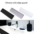 thumbnail image 2 of Silicone Sink Side Splashes Protectors Prevents Mess in Kitchens and Bathrooms with Soft Designs SIlicone Texture for Sink, 2 of 8