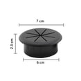 thumbnail image 3 of 3PCS Flexible Desk Grommet, 60 mm Desk Grommet Aperture, 3 of 4