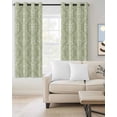 thumbnail image 2 of Sage Green Boho Floral Kitchen Curtains Vintage Ethnic Tribe Abstract Art Cafe Short Curtains for Bathroom Blackout Window Curtain Small Window Treatment Drapes for Bedroom Living Room 42"x45"x2, 2 of 9