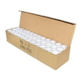 thumbnail image 1 of Tachiuwa 200 Pieces Empty Gemstone Display Box Round Empty Jewelry Show Box Container White, 1 of 9