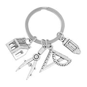 ARTEA Creative Metal Keyring Delicate Zinc Alloy Gadgets House Design Key Chain