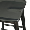 thumbnail image 5 of Steve Silver Hilton Black Solid Acacia Wood Counter Stool, 5 of 10
