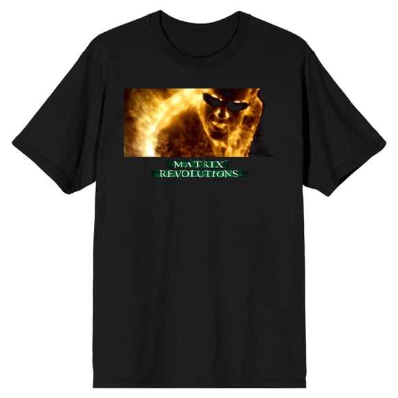 The Matrix Bane Character Men's Black Graphic T-Shirt-Medium
