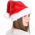 thumbnail image 2 of 4 Uds. Gorros De Papá Noel Para Adultos, Gorro De Navidad, Gorro De Felpa De Invierno, Gorros Navideños Cómodos Unisex, Suministros Para Disfraces, 2 of 8