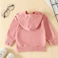 thumbnail image 5 of yocbz Toddler Boys Sweatshirts Unisex Baby and Toddler Boys Girls'Cotton Long Sleeve Basic Round Neck Sweatshirt Tee Shirts Pink,4-5 Years, 5 of 6