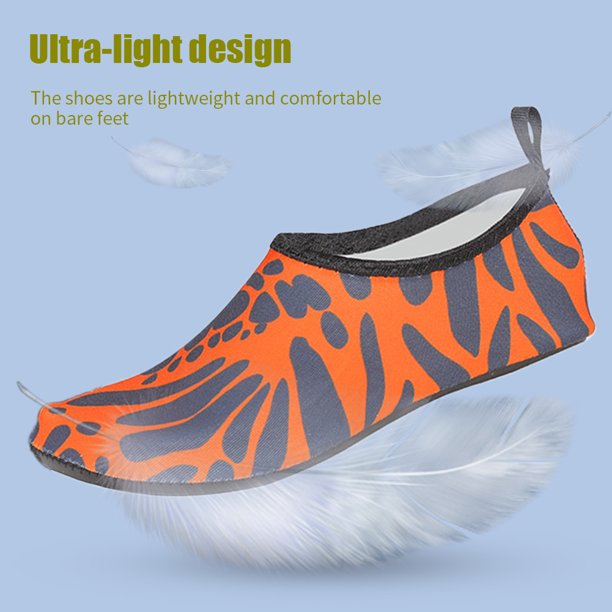 Zapatos de agua de playa unisex, Zapatos antideslizantes para vadear en la playa (M naranja) Wdftyju Tenis De Mujer Tenis De Hombre