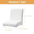 thumbnail image 4 of MasteelfCA Dining Chair Cover Thicken PU Leather Oilproof Stretch Dining Chair Protector Cover, 4 of 9