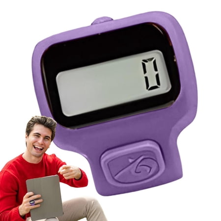 GoldCister Finger Counter Handheld Number Click Counter Portable Electronic Finger Tally Counter Handheld Clicker Counter for Coaching Knitting Golf clever