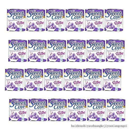 Sweet Cow Ube Sweetened Condensed Creamer 13.40 Oz (Ube, Pack Of 24)