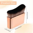 thumbnail image 2 of Tutuviw 2Pcs Self Tan Brush Soft Body Makeup Brush, Portable Self Tanning Sunless Tanner Makeup Brush for Body & Leg Makeup（Rose Gold）, 2 of 8