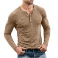 thumbnail image 2 of FAIWAD Men's Long Sleeve Shirts Casual Classic Button Up Pullover Lightweight Stretch Basic Tops, 2 of 7