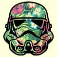 thumbnail image 2 of Men's Star Wars Stormtrooper Tropical Portrait Graphic Tee Beige X Large, 2 of 4