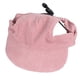 thumbnail image 5 of Sombrero para el Sol para Perros, Moda Informal, protección UV, Transpirable, Orificios para las Orejas, Sombrero Ajustable para Mascotas para Viajes al Aire Libre, Camping, Rosa M, 5 of 5