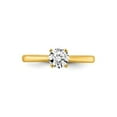 thumbnail image 4 of 1/2 Carat (Ctw VS2-SI1, D-E-F) Lab Grown Diamond Solitaire Engagement Ring in 14K Yellow Gold for Women, 4 of 6