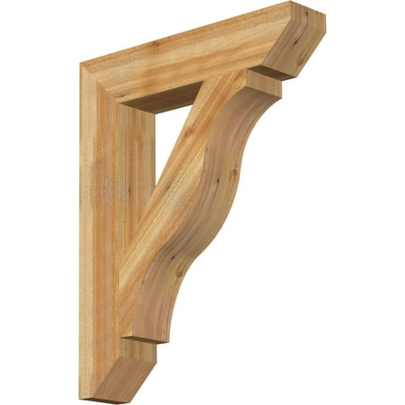 

Ekena Millwork 6 W x 30 D x 38 H Funston Slat Rough Sawn Bracket Western Red Cedar