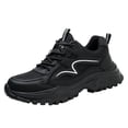 thumbnail image 2 of Safety Trainers Mens Steel Toe Cap Trainers Breathable Anti Smashing Safety Shoes Work Trainers Fashion Comfortable 4.5-7.5, 2 of 8