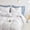 Blue White-Full, variant on Aqua White Twin/Twin XL Vertical Ticking Stripe Duvet Cover Bedding Set