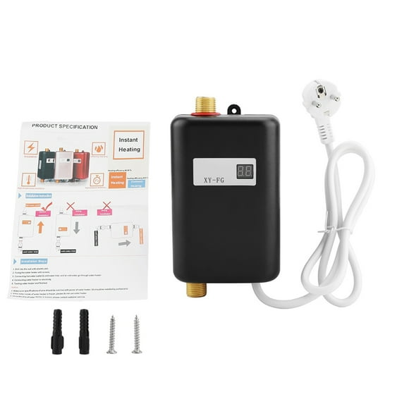 Water Heating Stainless And ABS Construction No Exhaust Gas LCD Digital Temperature Water Heater Safe Heater Water Saving For Kitchen Bath Room