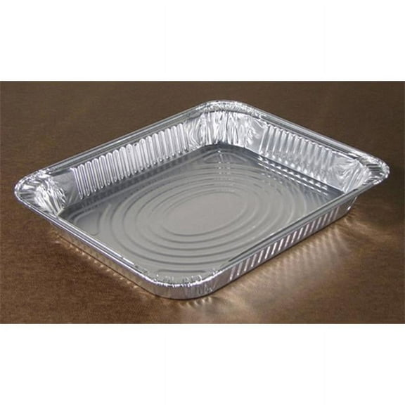 Pactiv  0.5 in. Steam Table Pan Shallow, Silver - Case of 100