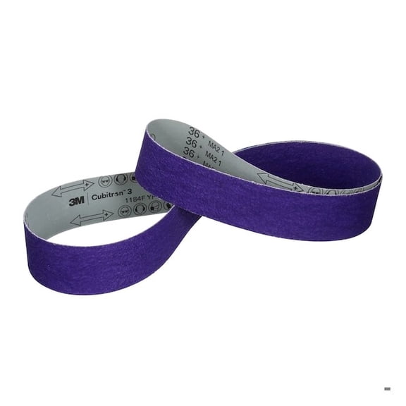 3m Cubitron Cloth Grinding Belt,Full-flex,Purple 7100317510