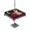 Black White Red, variant on Outdoor Tablecloths with Umbrella Hole & Zipper, Chef Rectangle Tablecloth 60x120 Inch, Cartoon Cute Watercolor Cooking Black Plaid Waterproof Table Cloth, Patio/Pool/Picnic Table Covers