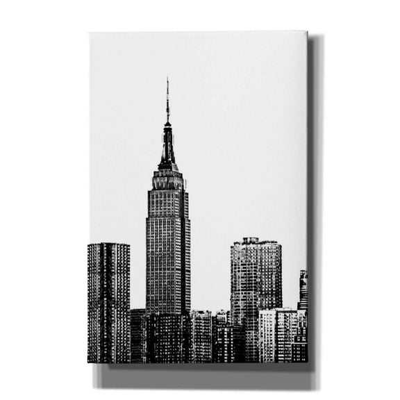 Epic Graffiti 'NYC in Pure B&W XVIII' by Jeff Pica Canvas Wall Art, 12"x18"