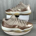 thumbnail image 1 of Ni - ke Ni - ke Air Jordan 11 Retro Low Rose Gold Tan Womens 7 AH7860-105 Sneakers Shoes OG, 1 of 5