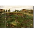 thumbnail image 1 of Ceramic Tile Mural-William Chase Country Painting 394. 36" w x 24" h using (24) 6 x 6 ceramic tiles, 1 of 3