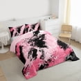 thumbnail image 3 of Manfei Teens Adults Abstract Oil Painting Full Size Comforter Sets 3-Piece,Vintage Aesthetic Bedding Comforter Set,Retro Gradient Minimalist Lightweight Bedding Sets,Breathable Home Decor,Reversible, 3 of 8