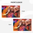thumbnail image 4 of Placemats Set of 4 / 6, Oil Paintings of Elephants Placemats for Dining Table Indoor/Outdoors Heat Resistant Washable Placemats 18" x 12", 4 of 8
