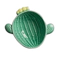 thumbnail image 1 of Cuenco de cerámica para el hogar, diseño creativo y hermoso con forma de Cactus para restaurante y Hotel (verde), 1 ud., 1 of 2
