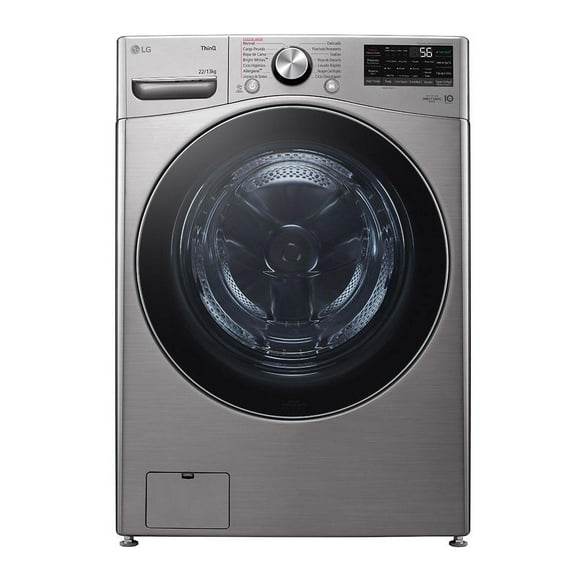 Lavasecadora LG 22/13kg Carga Frontal Silver
