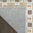 thumbnail image 5 of Nourison Nordic 8' x 10' Rust Multicolor Modern Indoor Rug, 5 of 8