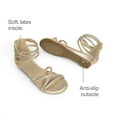 thumbnail image 3 of DREAM PAIRS Girls Sandals Wedge Flatform Open Toe Gladiator Strappy Platform Low Heels Sandals Summer Shoes with Zipper, 3 of 6