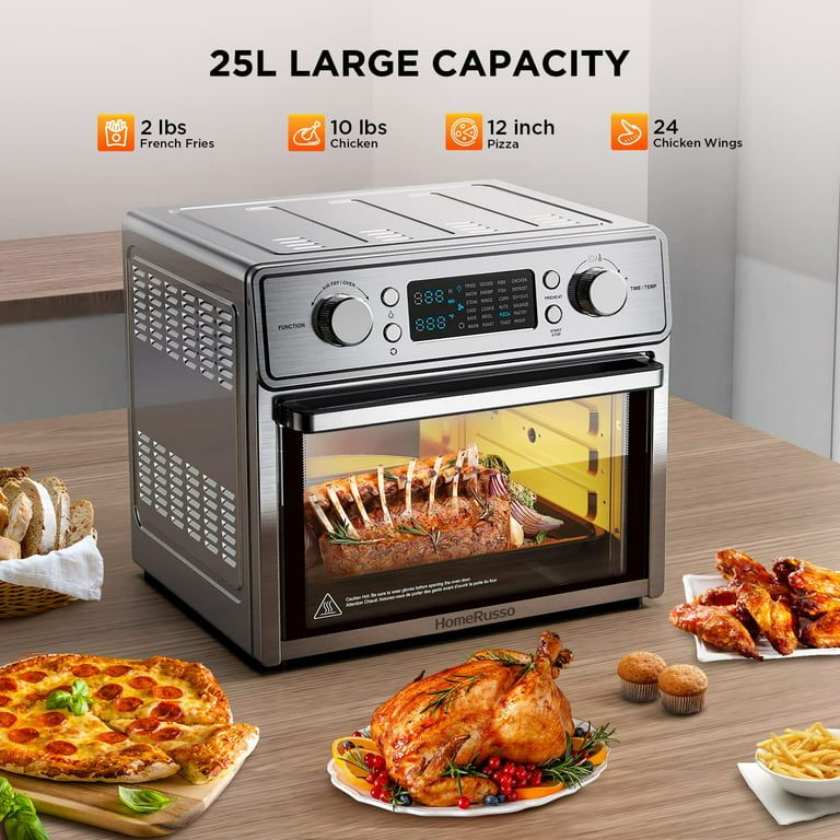 110V/220V Household Multifunctional Large-capacity Visible Air Fryer  Electric Oven Microwave Oven Deep Fryer