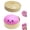 Pink #2, variant on Dumpling Squishy, Giant Jumbo Squishy Dumpling Stress Ball with Emoji, Soft Squeeze Decompression Dough, Anxiety Relief, Sensory Fidget Dough, Stress Relief Ball with Autism (Red)
