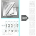 thumbnail image 6 of iSYFIX Reflective Vinyl Numbers Stickers – 1.5 Inch Self Adhesive (2 Sets)- Premium Decal Die Cut and Pre-Spaced for Mailbox, Signs, Window, Door, Cars, Trucks, Homes, Businesses, Address Numbers, 6 of 6