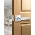 thumbnail image 2 of Levier d'Intimité Poignée de Porte Intérieure avec Serrure Levier de Porte Carré Robuste pour Lit/salle de Bain Serrures de Porte Sans Clé Réversible pour Portes Gauche Droite, 2 of 7