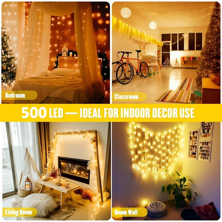 500 LED 50M Fairy Lights Indoor & Outdoor – Super Led Lights