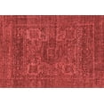 thumbnail image 1 of Ahgly Company Machine Washable Indoor Rectangle Abstract Red Modern Area Rugs, 3' x 5', 1 of 1
