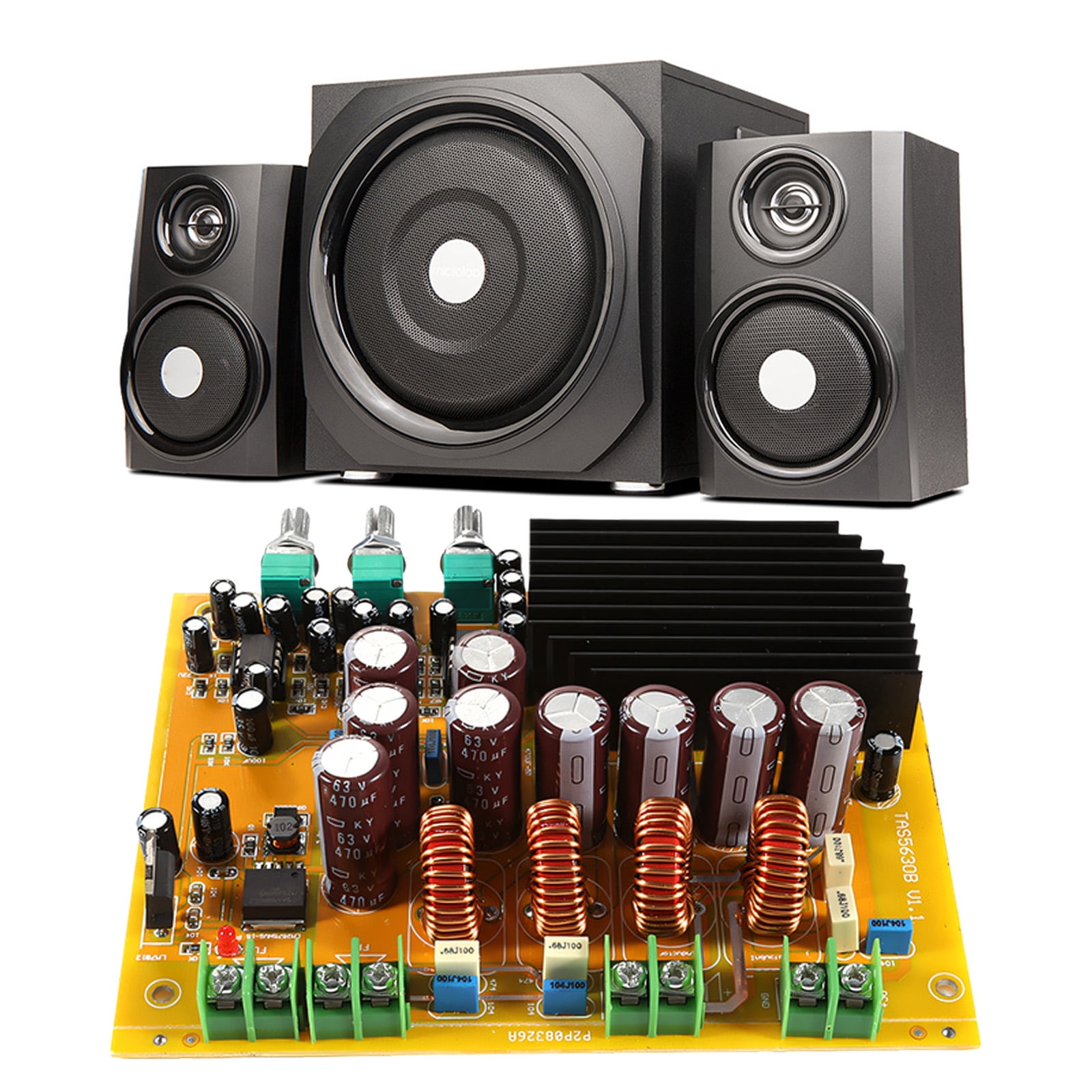 TAS5630 150Wx2+300W Power Class D Digital Sound Power Amplifier Board For Passive Loudspeaker Accessories Replacement
